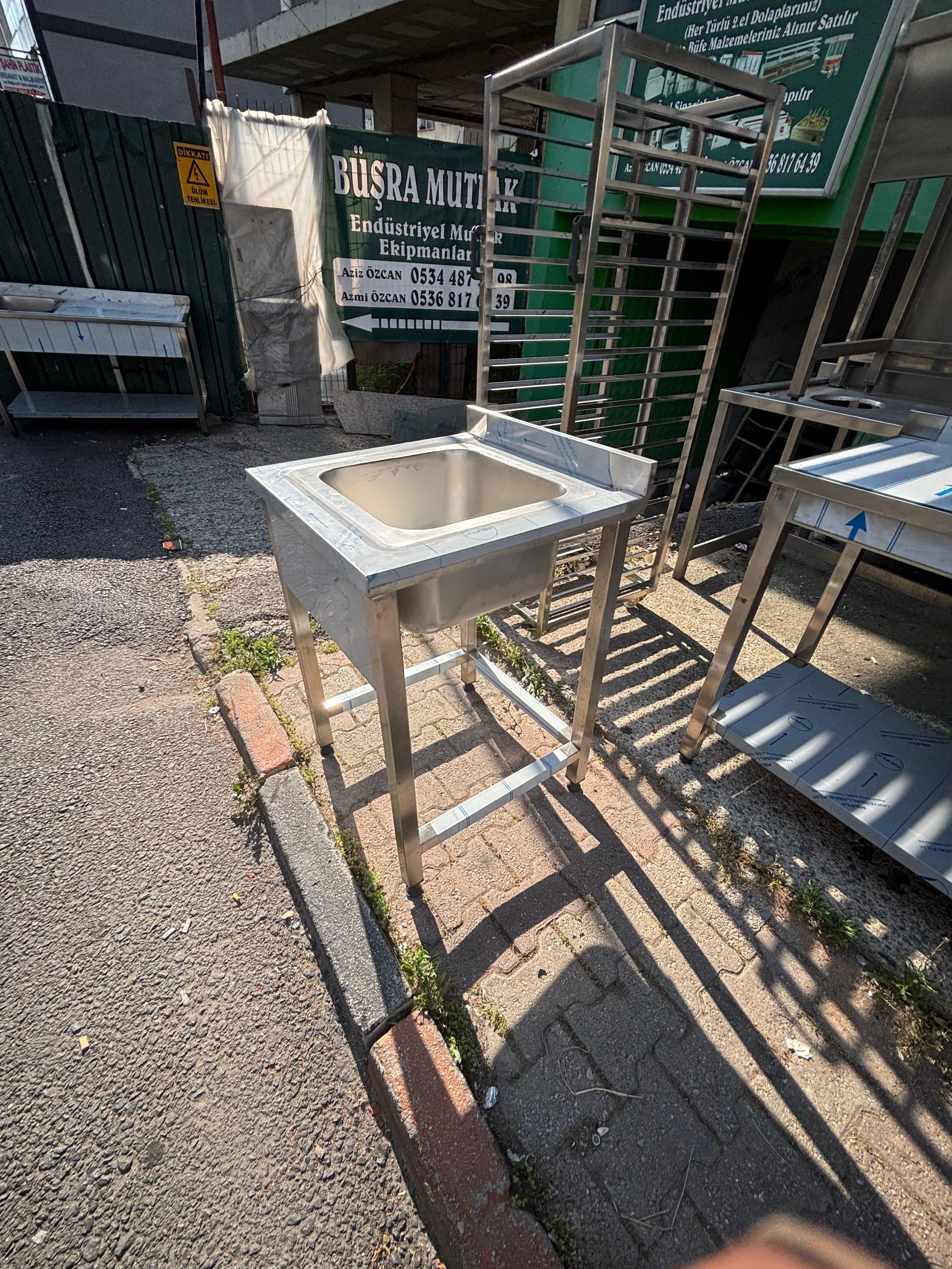 Paslanmaz Çelik Evye 60/60/85 5