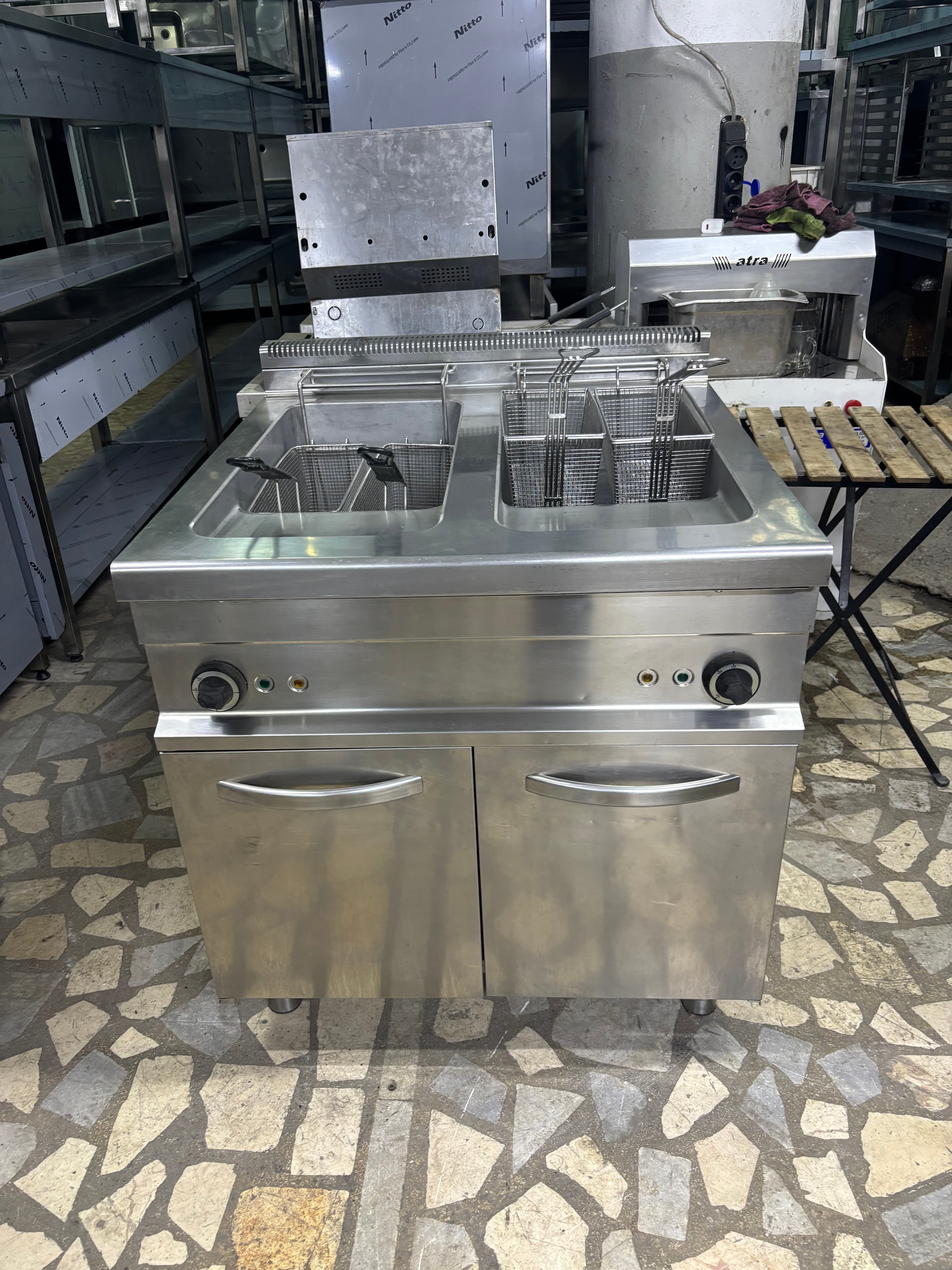 Atalay fritöz 80/90/85 ayaklı 24/24 litre 13
